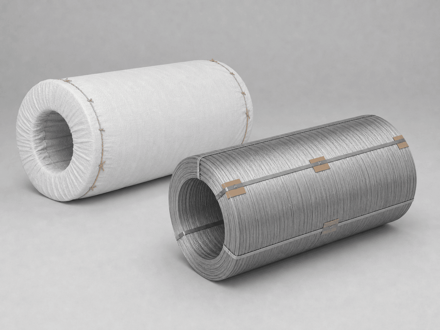 Cold-drawn wire coils