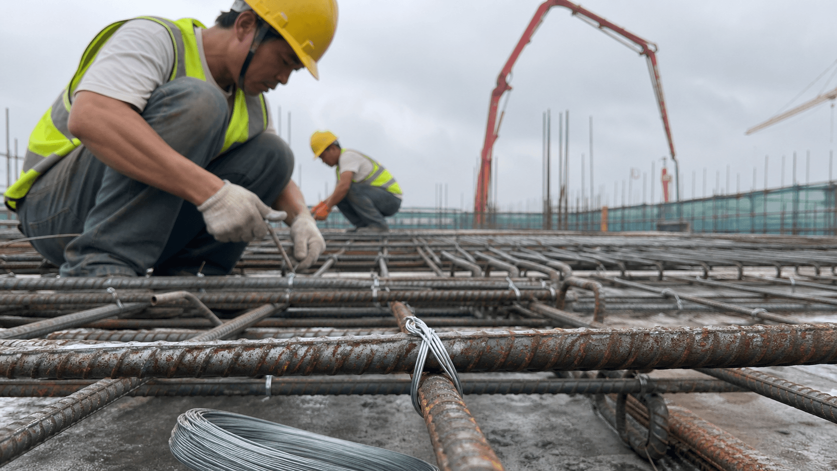 Binding wire used in construction
