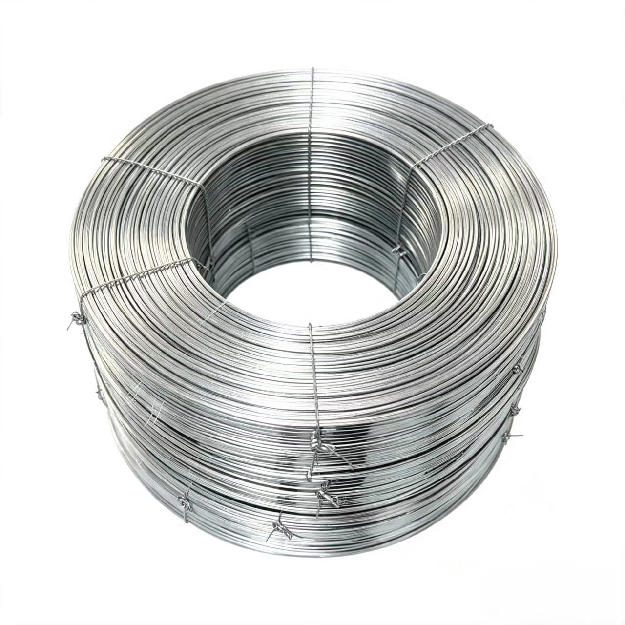 Galvanized wire coils